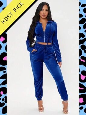 HP | SHEIN Velvet Velour Set